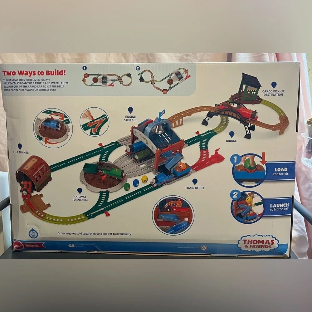 Thomas & Friends Motorized Load & Launch Barrel Delivery Set New in Box
